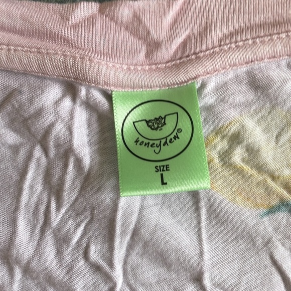 Honey Dew Lemon T Shirt Pajama Dress - Picture 6 of 8